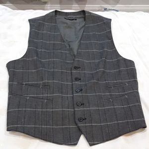 JOHN VARVATOS VEST GREY SIZE 40